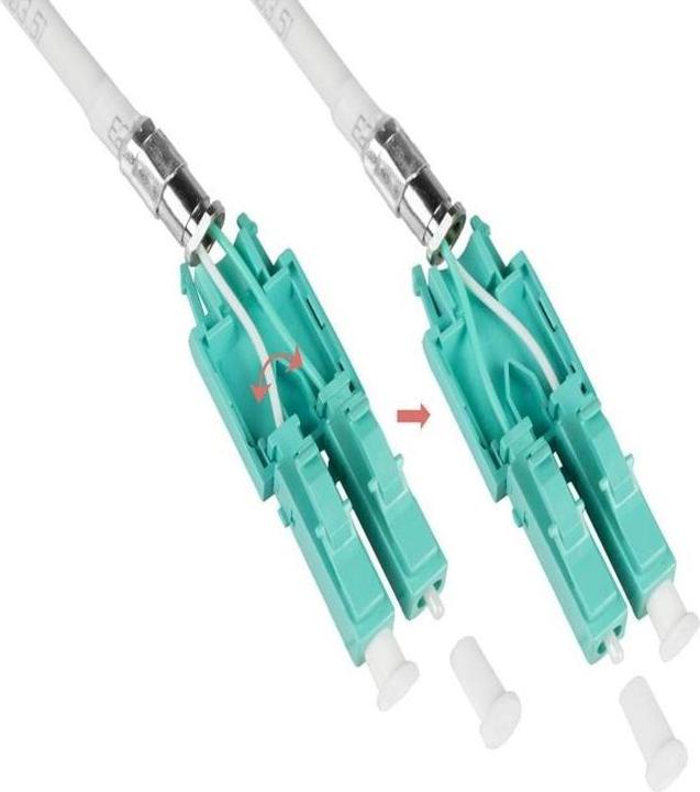 Produktbild Good Connections GC LW-U830LC3 Patchkabel LWL Duplex OM3 50/125µ LC/LC 30m aqua (UTP, CAT7, 30 m)