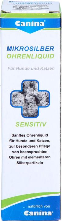 Produktbild Canina Microsilber Ohrentropfen für Hunde und Katzen 50ml (Hund, Katze, 50 ml)