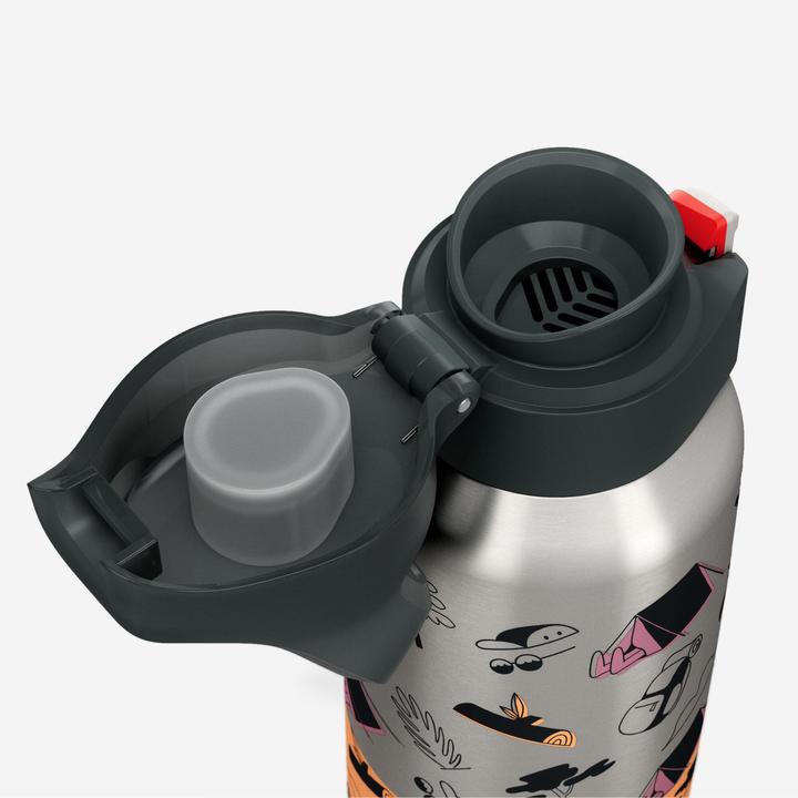 Actual product image Quechua Trinkflasche Isolierflasche Schnellverschluss Wandern - 900 0,5 L (0.50 l)