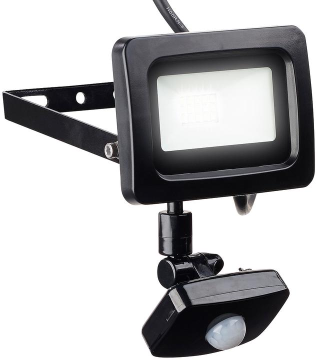 Actual product image Luminea Mini LED floodlight with PIR sensor (800 lm, IP44)