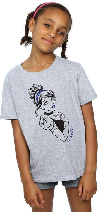 Produktbild Disney Princess Cinderella Glitter TShirt Mädchen (140, 146)