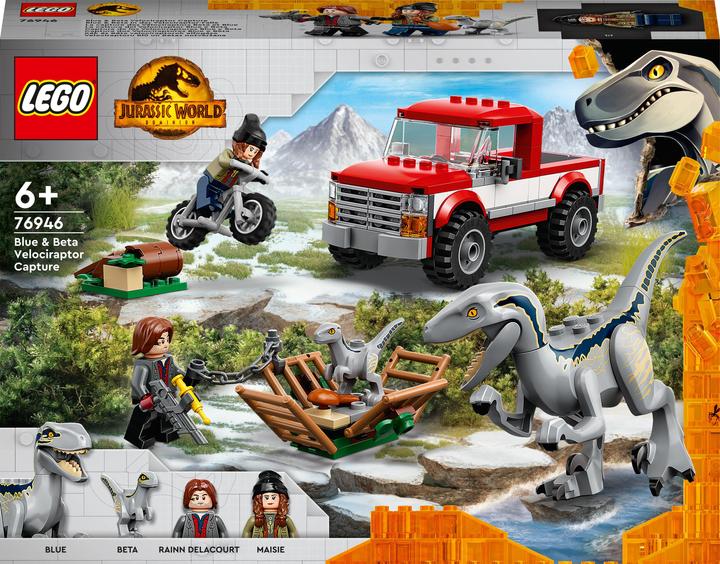 Produktbild LEGO Blue & Beta in der Velociraptor-Falle (76946, LEGO Jurassic World)