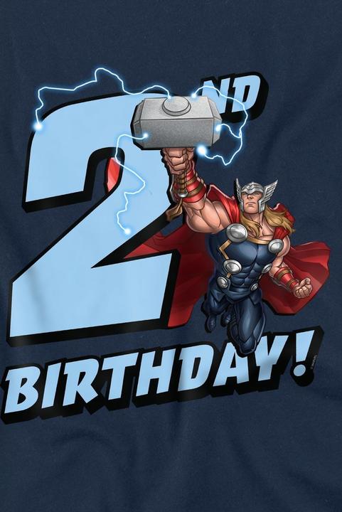 Actual product image Thor Childrens/Kids 2nd Birthday T-Shirt (140)