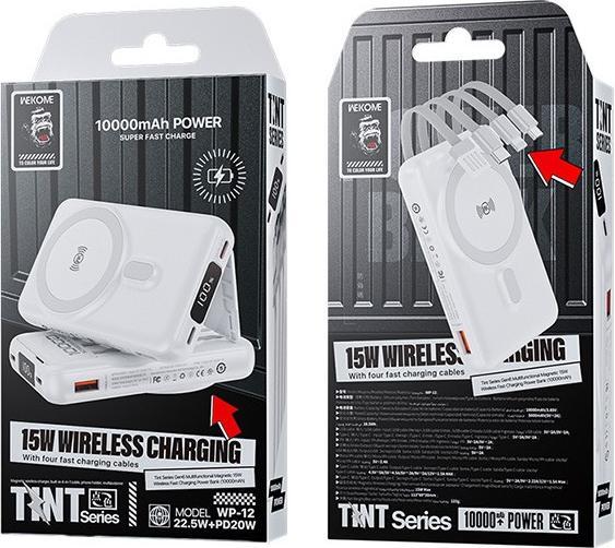 Produktbild Wekome Induction power bank MagSafe (10000 mAh)