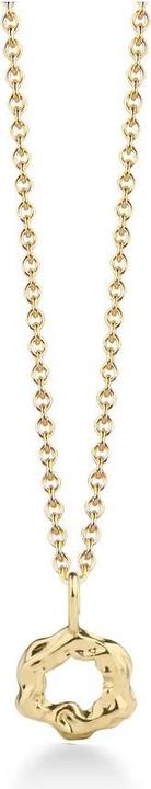Jeberg Jewellery Halskette Circle of Love (14K vergoldetes Sterlingsilber)