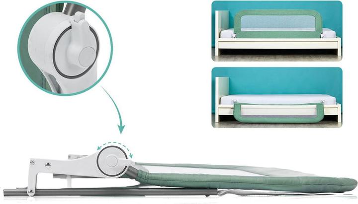 Actual product image Fillikid Lara bed rail - Mint (150 cm)