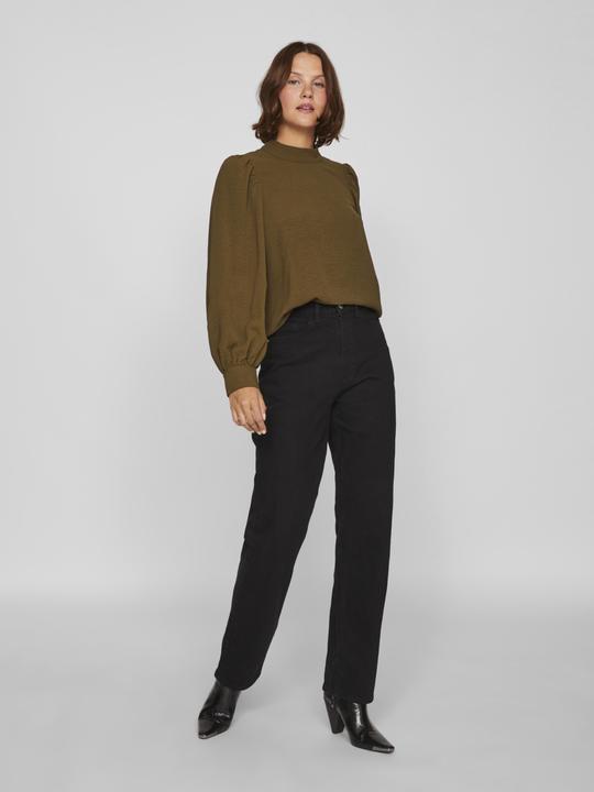 Actual product image Vila High Neck Top with Long Sleeves (40)