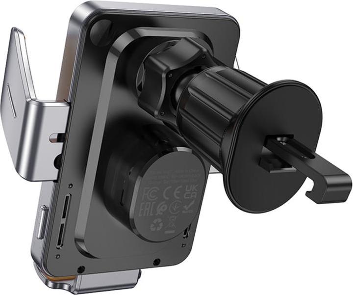 Image du produit Hoco 2 en 1 QI sans fil Fast Charge Support de charge pour voiture