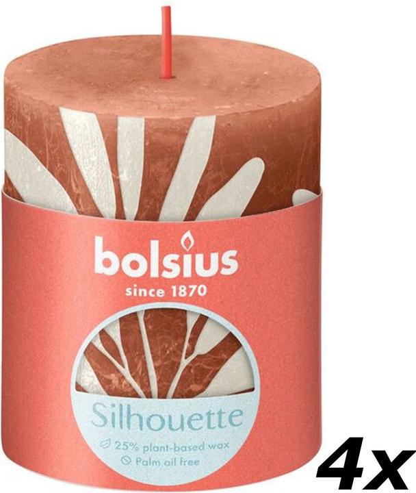 Actual product image Bolsius Set of 4 Pillar Candle (4 pcs.)