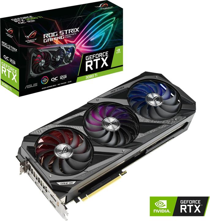 Actual product image ASUS GeForce ROG STRIX RTX 3080 Ti O12G-Gaming (12 GB)