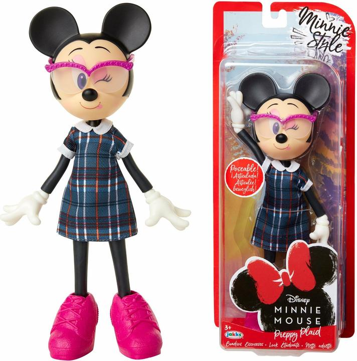 Actual product image Jakks Pacific Minnie Mouse Doll Preppy Paid For Girls