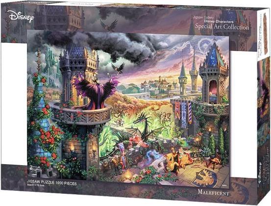 Immagine prodotto Disney Puzzle di Maleficent da 1000 pezzi Special Art Collection in stile canvas (1000 pezzi)