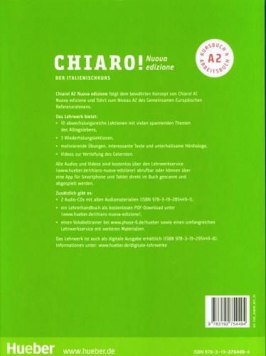 Actual product image Chiaro! A2 - Nuova edizione. Il corso di italiano - corso e libro di lavoro con audio e video (Italian, Giulia de Savorgnani, Cinzia Cordera Alberti, 2021)