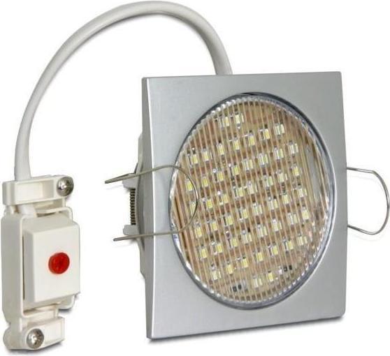 Actual product image Delock GX53, recessed, angular, type A, silver