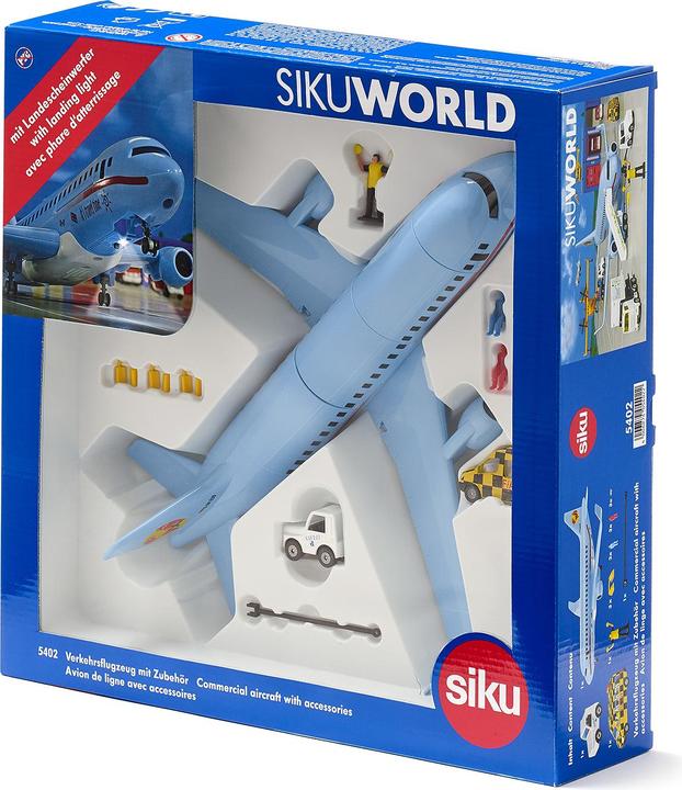Image du produit Siku Avion de ligne + accessoires World, 395x385x117 mm, dès 3+