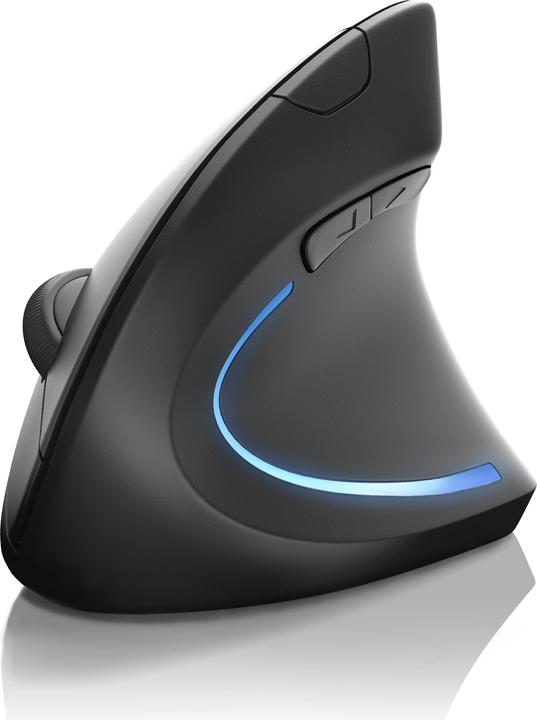 CSL wireless Vertikal Maus Bluetooth - kabellose Vertikalmaus - ergonomisches Design - für PC Notebook (Kabellos)