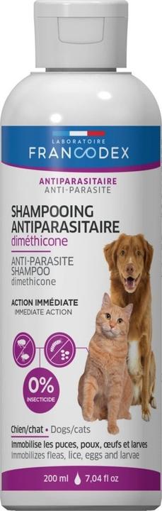 Produktbild Francodex Anti-Parasiten-Shampoo Für Hunde Und Katzen Mit Dimethicone (Katze, Hund, 200 ml)