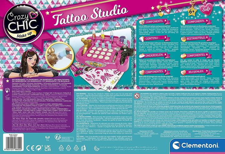 Produktbild Clementoni Crazy Chic-Tattoo-Studio-Kreativspielzeug - Geschenk-Set