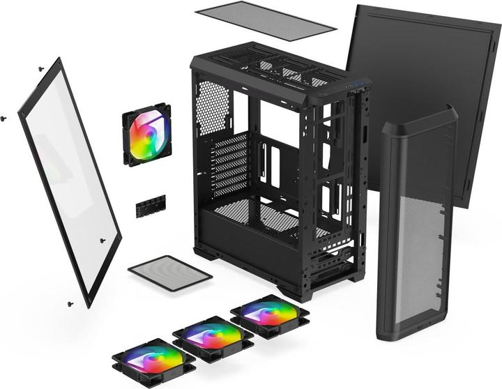 Actual product image Silentium PC Ventum VT4V EVO TG ARGB (ATX, mATX)