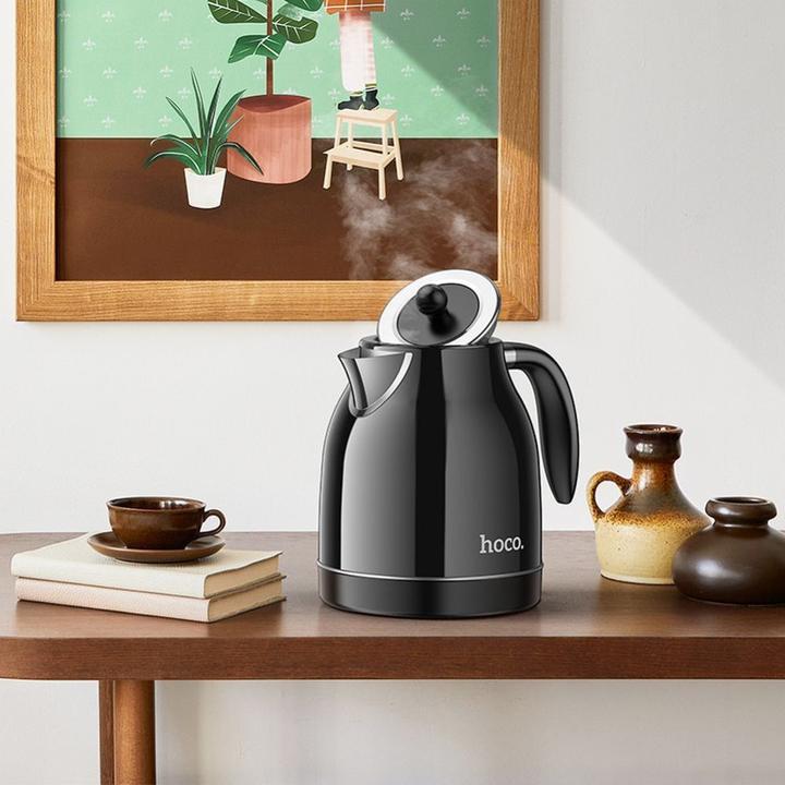 Actual product image Hoco Other retro electric kettle 1,7L HE10 black (1.70 l)