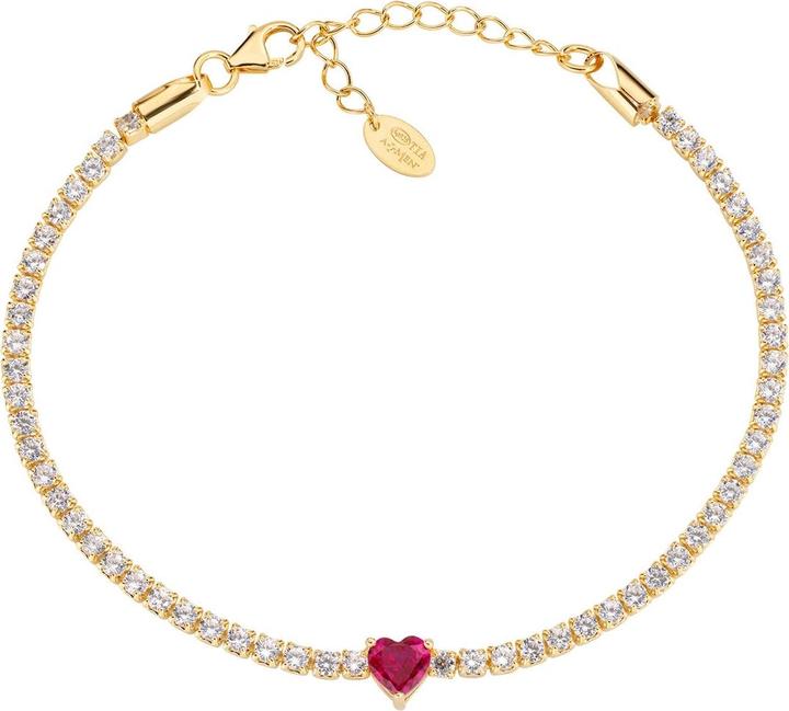 Actual product image Amen Ti Amo tennis bracelet (19 cm, Silver 925)