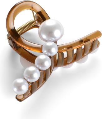 Image du produit Trisa Pince à cheveux Fashion avec perles et maille brune (1 pcs)