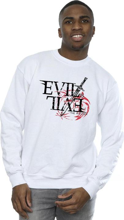 Produktbild Netflix The Witcher Evil Is Evil Sweatshirt (M)