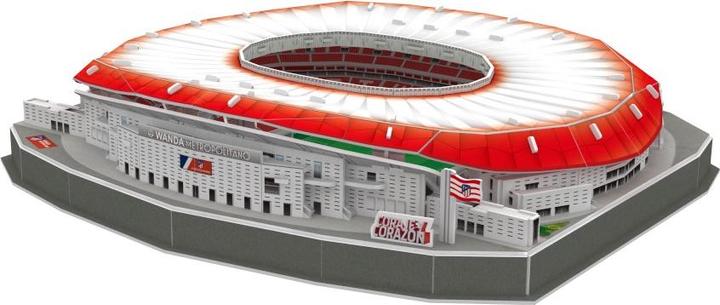 Actual product image Eleven Force Atlético Madrid Stadium 3D Puzzle with LED Light / Atlético Madrid Wanda Metropolitano Stadium LED (101 pieces)