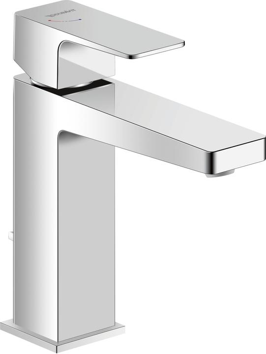 Duravit Manhattan Einhebel-Waschtischmischer, M FreshStart, Ausladung 129 mm, mit Ablaufgarnitur, MH