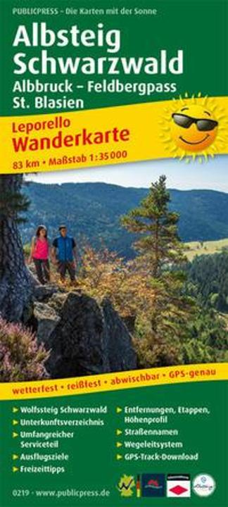 Produktbild Albsteig, Schwarzwald, Albbruck - Feldberg Passhöhe 35000