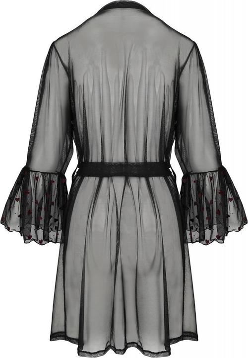 Produktbild Passion Transparenter Mantel mit Herzchen (S/M)
