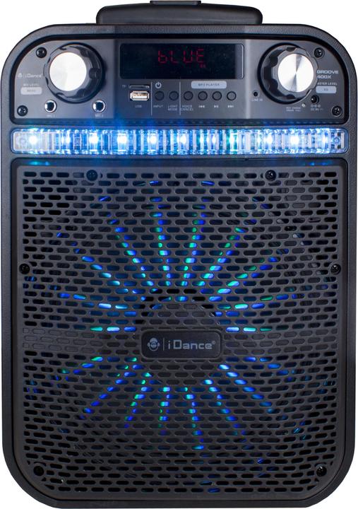 Produktbild Idance Groove408X Party Speaker - Draadloos - Bluetooth Speaker - Karaoke Set - App Bediening - 200 Watt - (8 h, Batteriebetrieb)