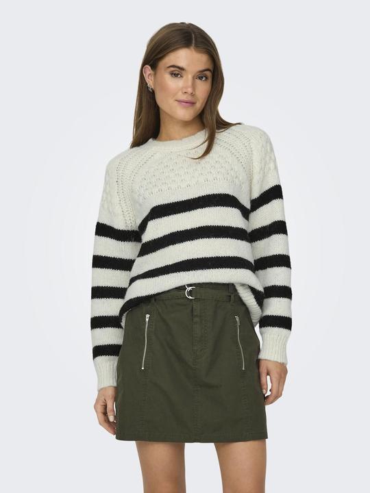Produktbild Only ONLBILLIE LIFE LS STRIPE O-NECK EX KNT Strickpullover (M)