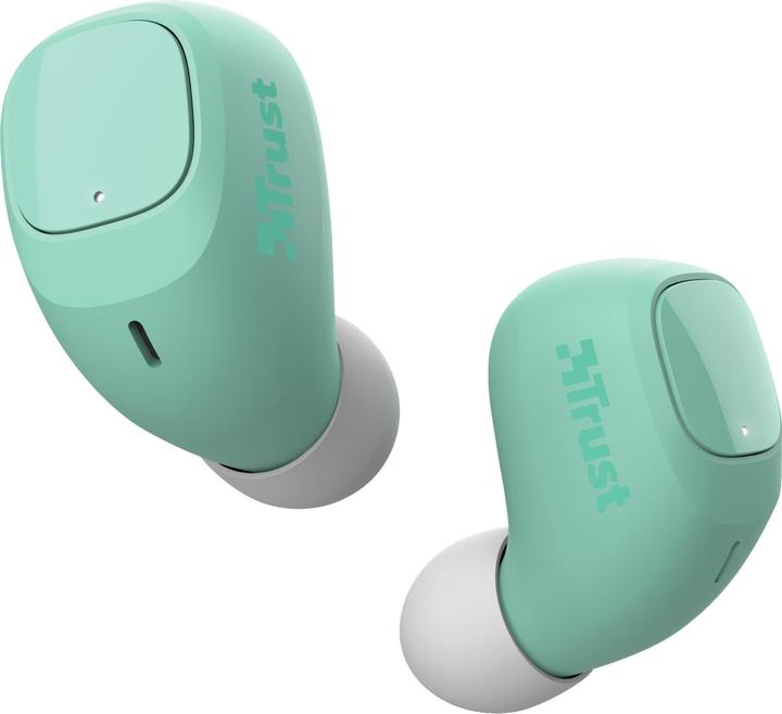Actual product image Trust Nika Compact Blueth Earphones Mint (ANC, 8 h, Wireless)