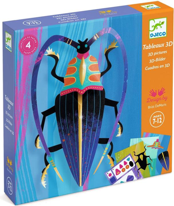 Actual product image Djeco 3D Images Paper Beetle