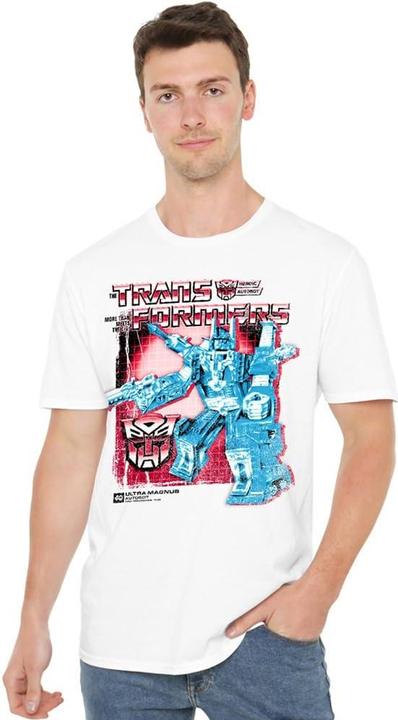 Actual product image Transformers Mens Ultra Magnus Box 40th T-Shirt (L)