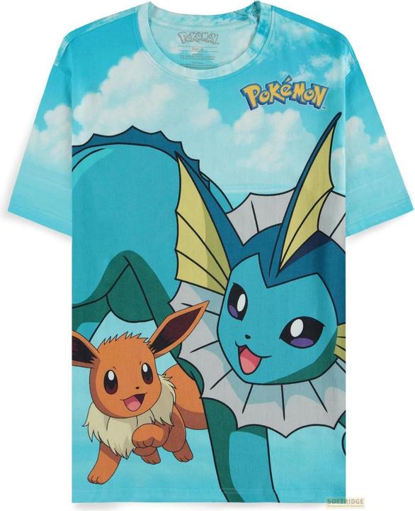 Difuzed Pokémon - Eevee Evolutions Digital AOP Short Sleeved T-shirt - L (L)