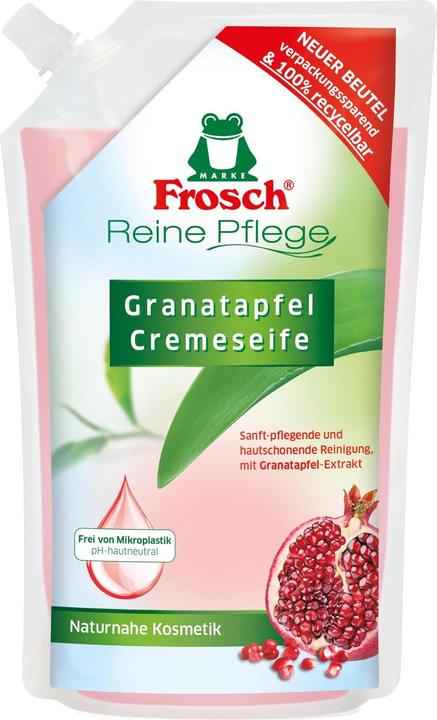 Frosch Cremeseife Granatapfel Refill (Flüssigseife, 500 ml)