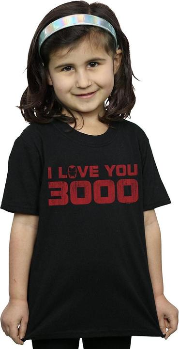 Image du produit Filles Avengers Endgame I Love You 3000 - T-shirt en coton vieilli (152, 158)