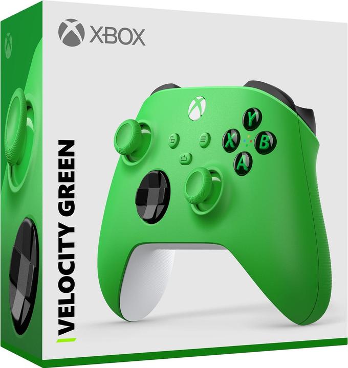 Actual product image Microsoft Xbox Wireless Controller - Velocity Green (Xbox Series S, Xbox One S, PC, Xbox One X, Xbox Series X)