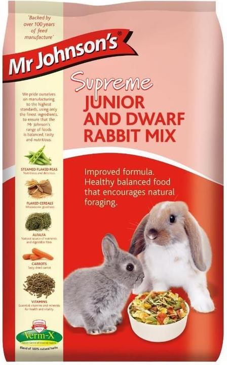 Immagine prodotto Mr. Johnson's Mr.Johnson - Mr.J Supreme Junior & Dwarf Rabbit 15kg - (815-213) (15 kg, 1 x)