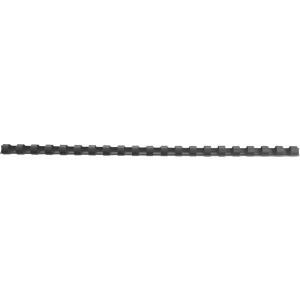 Produktbild GBC Binderücken 12mm, 21 Ringe, schwarz, 100 Stk.