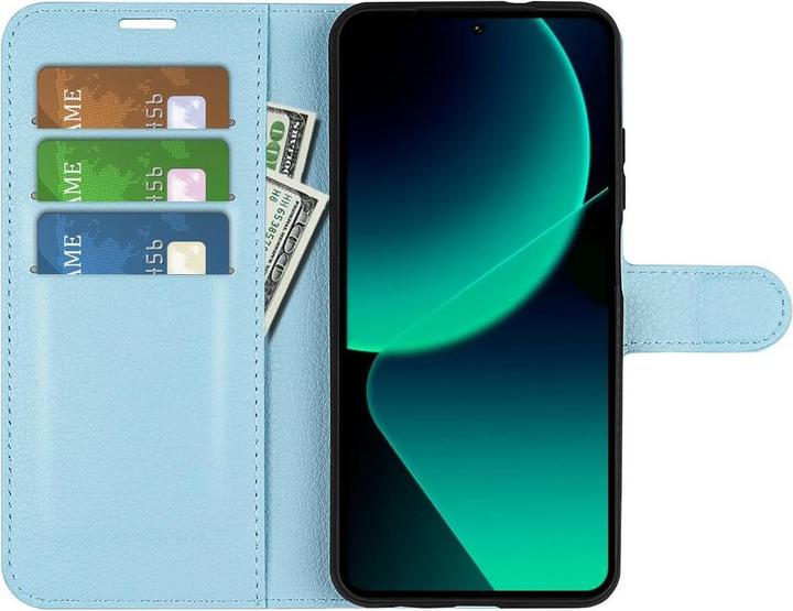 Actual product image Cover-Discount Xiaomi 13T / 13T Pro - Leather case light blue (Xiaomi 13T)