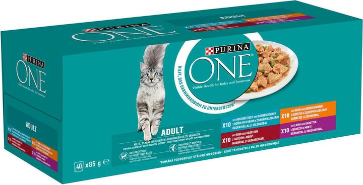 Purina ONE Adult (Adult, 40 pcs., 3400 g)