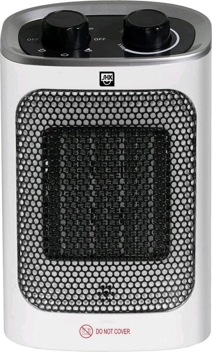 Produktbild SHE SHX SHX17PTC1500 Heizlüfter SHX17PTC1500 15 m² Schwarz/Weiss (1500 W)