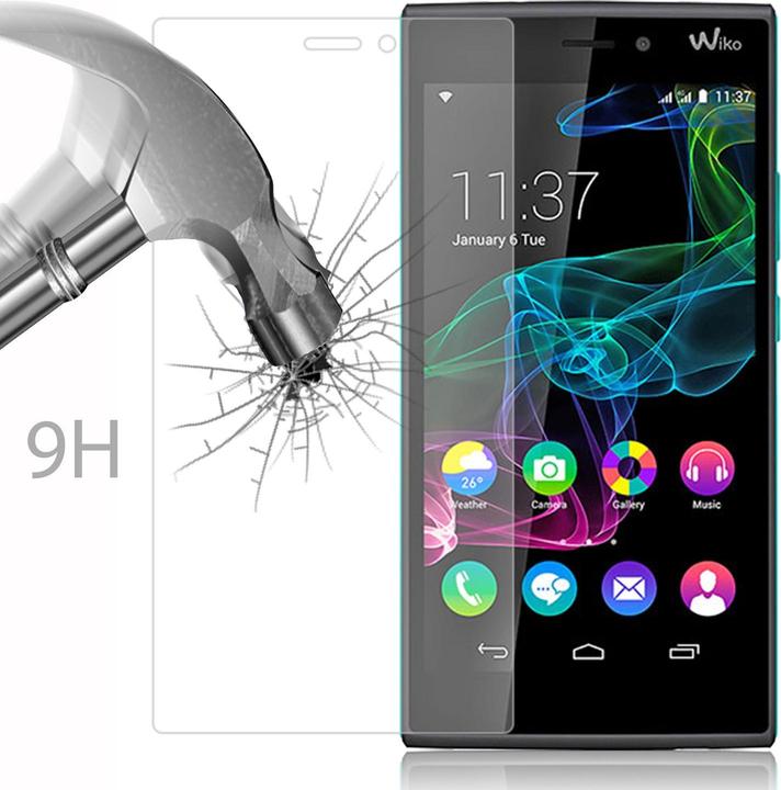 Actual product image Cadorabo display protection glass (1 Piece, Wiko Ridge 4G)