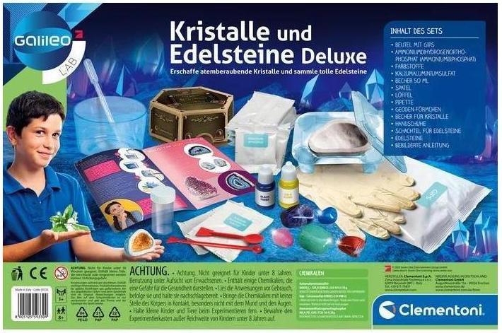 Image du produit Clementoni Cristaux et pierres précieuses Deluxe