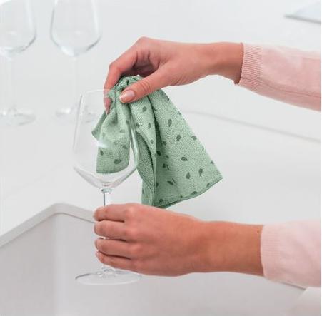 Image du produit Brabantia Chiffon de nettoyage en microfibre (2 pcs)