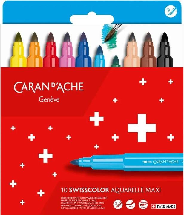 Produktbild Caran d'Ache Filzstifte Fancolor (Multicolor, 10 x)