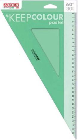 Actual product image Arda KCP6030 Ruler Desk Ruler Plastic Green 30 cm 1 piece(s) (30 cm)